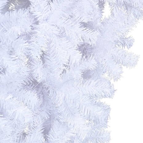 Kunstkerstboom met standaard omgekeerd 150 cm wit 3