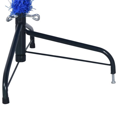 Kunstkerstboom met standaard half 240 cm PVC blauw 7