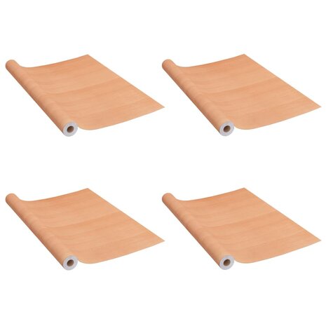 Meubelfolies zelfklevend 2 st 500x90 cm PVC Japans eikenkleurig 2