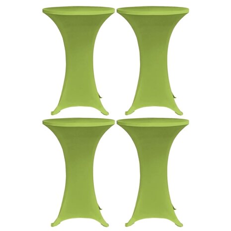 Tafelhoes stretch 4 st 60 cm groen 1