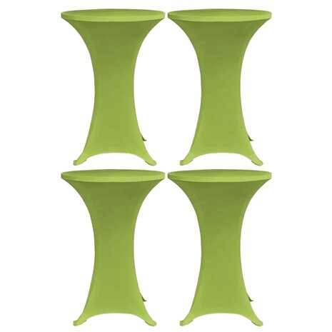 Tafelhoes stretch 4 st 70 cm groen 1
