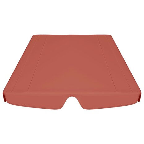Vervangingsluifel schommelbank 188/168x145/110 cm terracotta 4