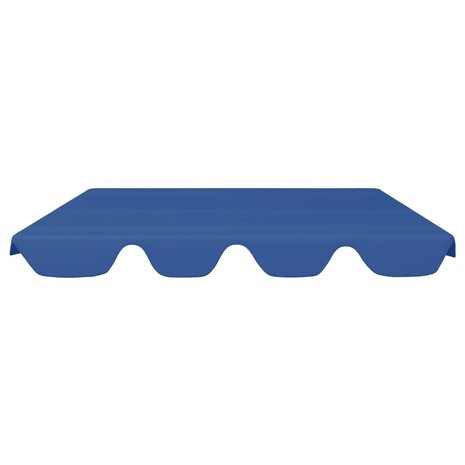 Vervangingsluifel voor schommelbank 188/168x145/110 cm blauw 3