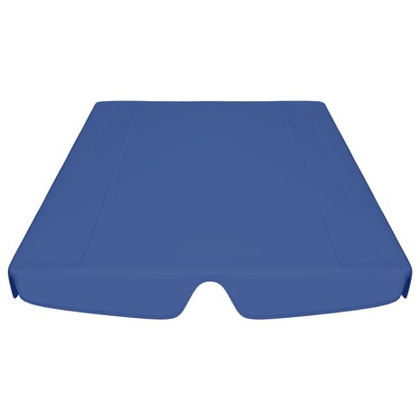 Vervangingsluifel voor schommelbank 188/168x145/110 cm blauw 4