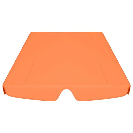 Vervangingsluifel voor schommelbank 188/168x145/110 cm oranje 4