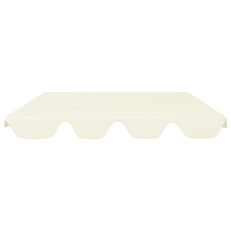 Vervangingsluifel voor schommelbank 150/130x105/70cm crèmekleur 3