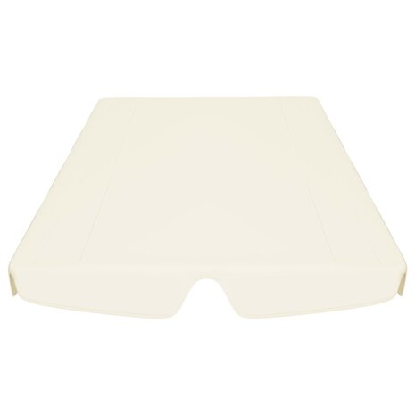 Vervangingsluifel voor schommelbank 150/130x105/70cm crèmekleur 4