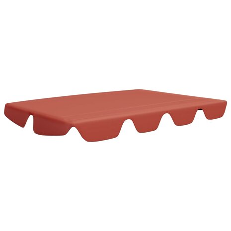 Vervangingsluifel voor schommelbank 150/130x105/70cm terracotta 2