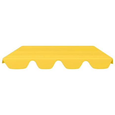 Vervangingsluifel voor schommelbank 150/130x105/70 cm geel 3