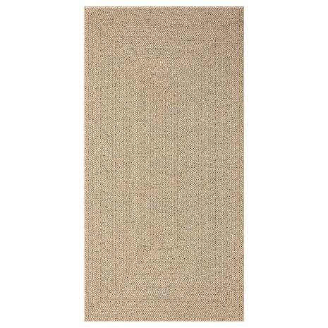 Vloerkleed ZIZUR binnen en buiten 80x150 cm jute look 4