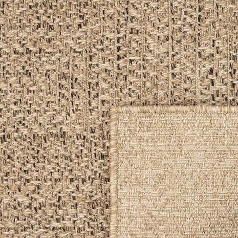 Vloerkleed ZIZUR binnen en buiten 80x150 cm jute look 7