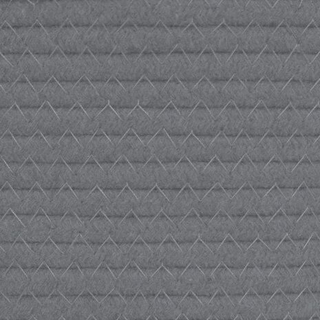 Opbergmand Ø 43x38 cm katoen grijs en wit 7