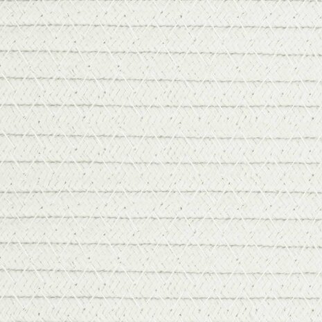 Opbergmand Ø 43x38 cm katoen grijs en wit 8