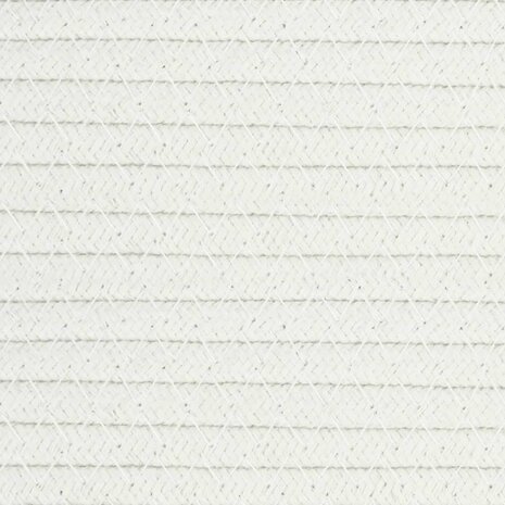 Opbergmand Ø 43x38 cm katoen grijs en wit 8