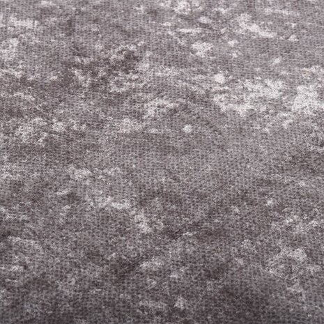 Vloerkleed wasbaar anti-slip 80x300 cm grijs 3
