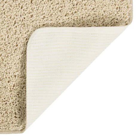 Vloerkleed shaggy anti-slip 120x170 cm crèmekleurig 3