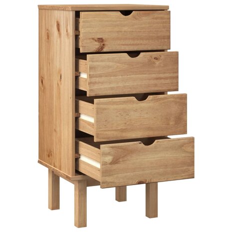 Ladekast OTTA 45x39x90 cm massief grenenhout 4