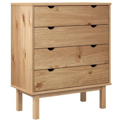 Ladekast OTTA 76,5x39,5x90 cm massief grenenhout 2