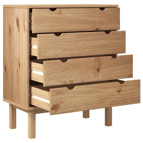 Ladekast OTTA 76,5x39,5x90 cm massief grenenhout 4