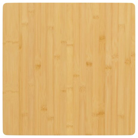 Tafelblad 50x50x1,5 cm bamboe 1