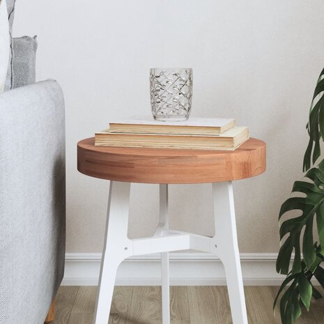 Tafelblad rond Ø30x4 cm massief beukenhout 1