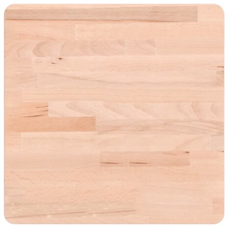 Tafelblad vierkant 40x40x1,5 cm massief beukenhout 2