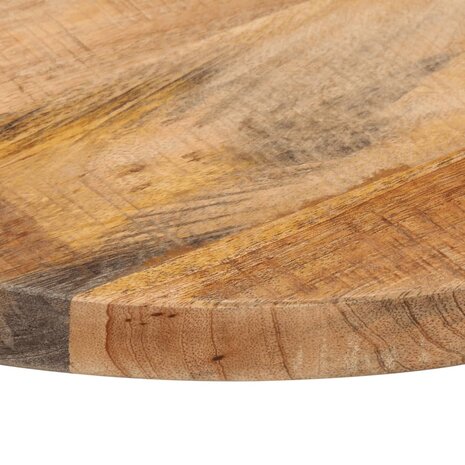 Tafelblad rond Ø 50x1,5 cm massief ruw mangohout 6