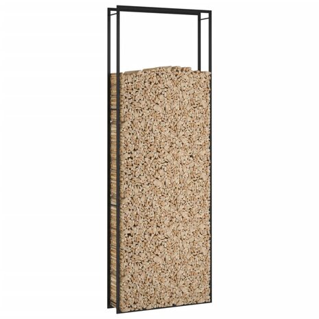 Haardhoutrek 110x28x312 cm staal matzwart 5