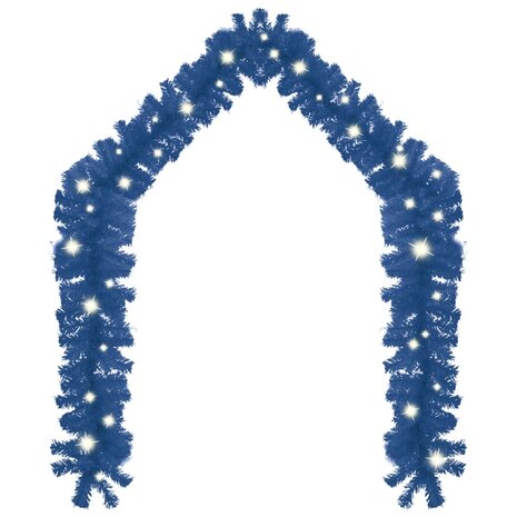 Kerstslinger met LED-lampjes 5 m blauw 2
