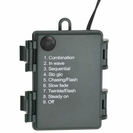 Kerstslinger met LED-lampjes 5,2 m PVC groen 7