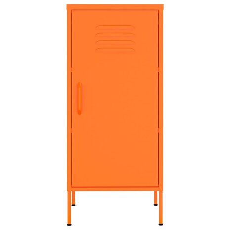 Opbergkast 42,5x35x101,5 cm staal oranje 3