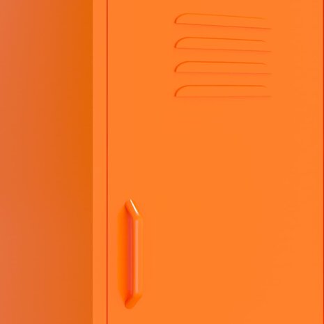 Opbergkast 42,5x35x101,5 cm staal oranje 7