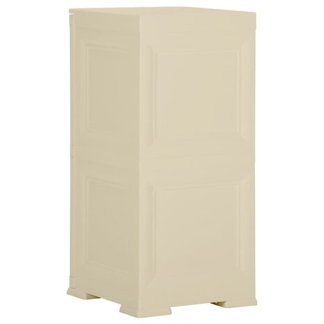 Opbergkast hout-look 40x43x85,5 cm kunststof angorawit 4