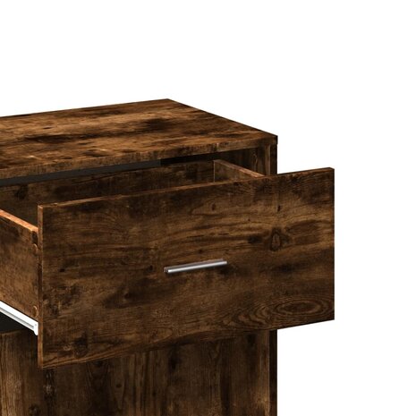 Opbergkast 56,5x39x90 cm bewerkt hout gerookt eikenkleurig 9