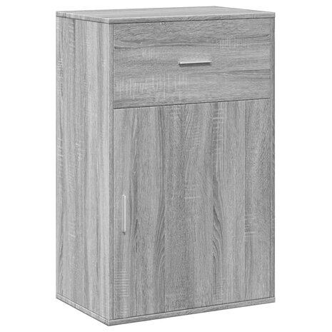 Opbergkast 56,5x39x90 cm bewerkt hout grijs sonoma eikenkleurig 2