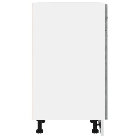 Onderkast met lade 30x46x81,5 cm bewerkt hout grijs sonoma 6
