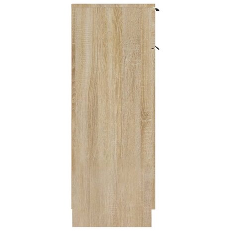 Badkamerkast 32x34x90 cm bewerkt hout sonoma eikenkleurig 8