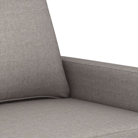 Driezitsbank 180 cm stof taupe 6