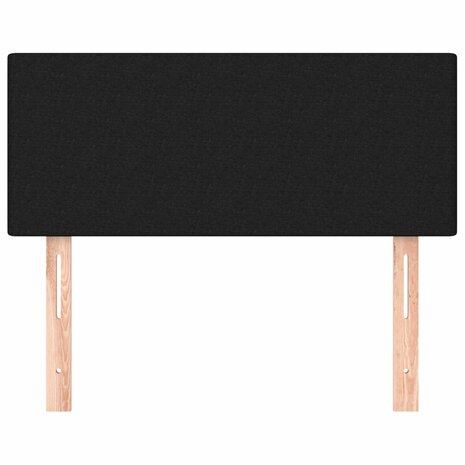 Hoofdbord 90x5x78/88 cm stof zwart 3