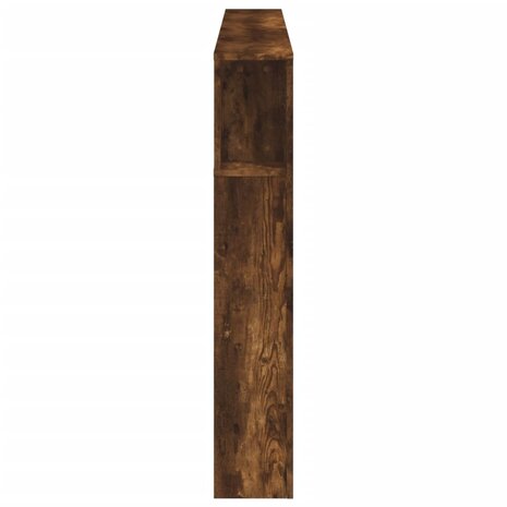Hoofdeinde met LED 180x18,5x103,5 cm bewerkt hout gerookt eiken 7