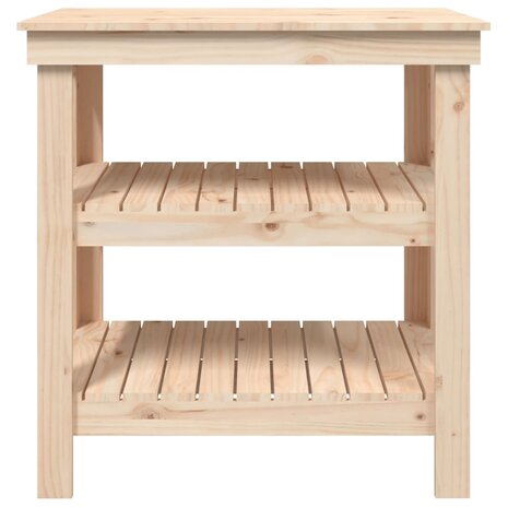 Werkbank 78,5x50x80 cm massief grenenhout 5