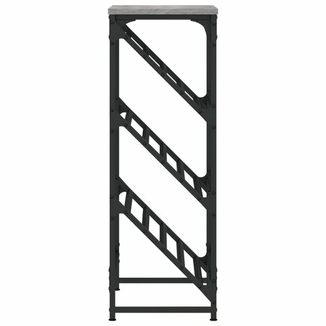 Schoenenrek 60x30x85 cm bewerkt hout grijs sonoma 5