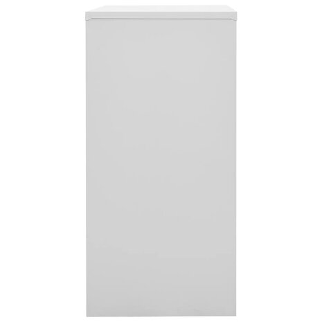 Lockerkasten 2 st 90x45x92,5 cm staal lichtgrijs en rood 4