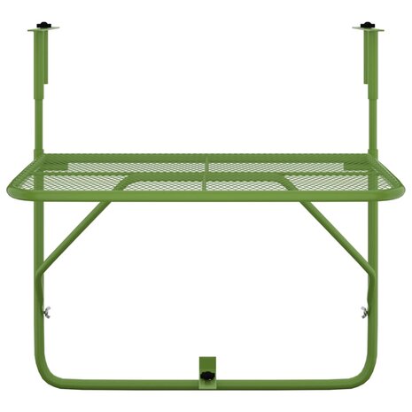 Balkontafel 60x40 cm staal groen 3