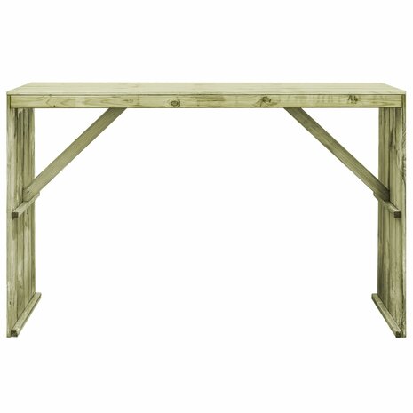 Bartafel 170x60x110 cm geïmpregneerd grenenhout 2
