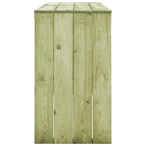 Bartafel 170x60x110 cm geïmpregneerd grenenhout 3