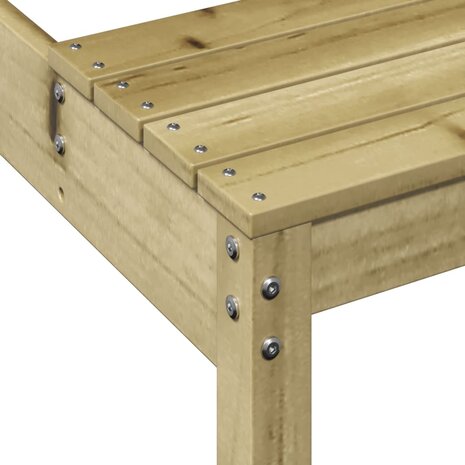 Picknicktafel 160x134x75 cm geïmpregneerd grenenhout 7