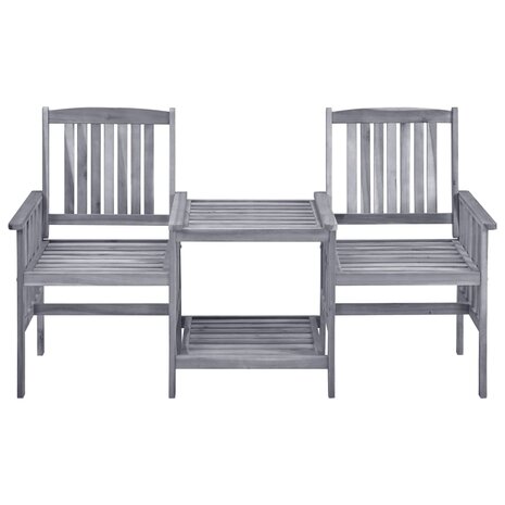 Tuinstoelen met theetafel 159x61x92 cm massief acaciahout 2