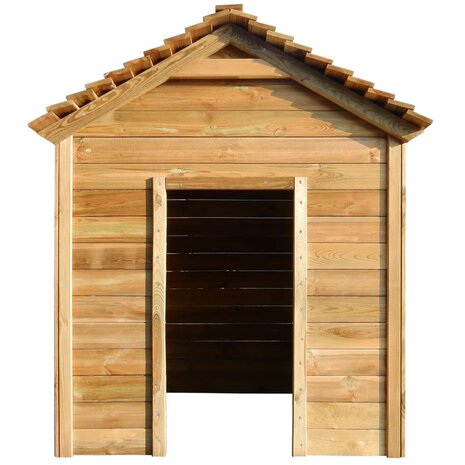 Buitenspeelhuis 120x120x146 cm grenenhout 2