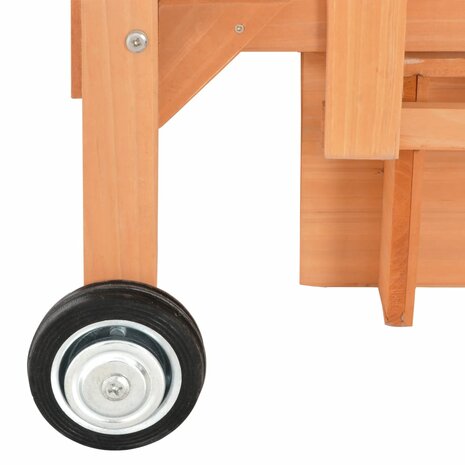 Kinderspeelhuis met zandbak UV50 vurenhout blauw 9